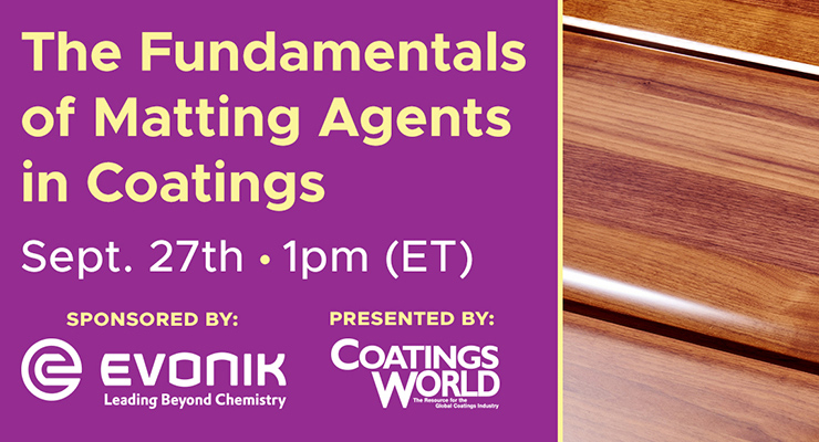 The Fundamentals of Matting Agents in Coatings - Coatings World