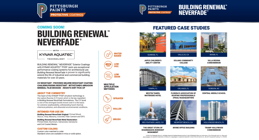 INFOGRAPHIC: PITTSBURGH PAINTS PROTECTIVE COATINGS