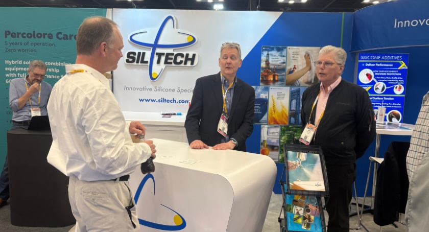 Siltech prepares for attendees at the 2026 American Coatings Show.